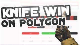 WINNING MY FIRST BAYONET ON CSGOPOLYGON!