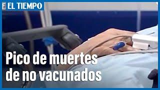 Incremento de muertes en personas no vacunadas | El Tiempo