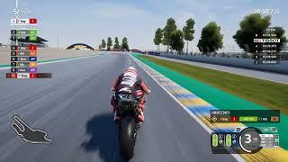 Motogp23 gameplay on hard difficulty