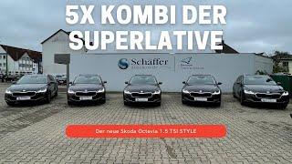 5x Combi der Superlative, der neue Skoda Octavia Combi 1,5 TSI Style!!