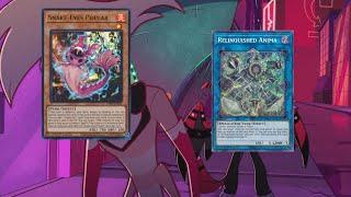 Yugioh meme:snake-eyes tries to walk away from Relinquished Anima