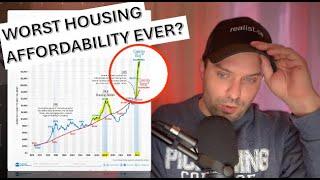 USA's worst housing affordability since 1980's (worse than 2008) ... lessons from Canada