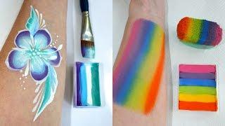 Learn to make your own One Stroke & split cakes - Face Painting Made Easy PART 5
