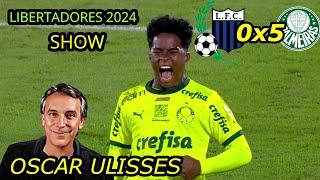 Liverpool 0 x 5 Palmeiras OSCAR ULISSES LIbertadores 2024