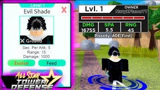 NEW HIEI SHOWCASE IN ALL STAR TOWER DEFENSE!...(Roblox)