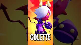 MEJOR HABILIDAD ESTELAR, GADGET Y REFUERZOS DE COLETTE  #brawlstars #shorts