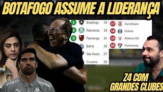 BOTAFOGO É NOVAMENTE LÍDER DO BRASILEIRO | PALMEIRAS É VICE-LÍDER | FLAMENGO CAI PARA TERCEIRA | Z4