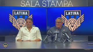 Il Direttore Sportivo Patti in sala stampa con mister Padalino