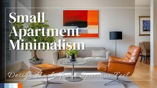 Small Apartment Minimalism: Design Hacks for a Spacious Feel