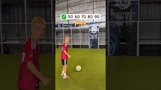 Epic Stop Ball Challenge: Young Player’s Stunning Performance Up to 90 km/h! #firsttouch