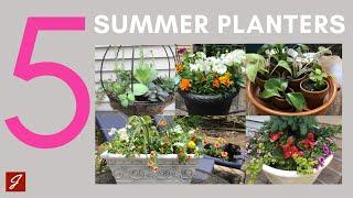 Five Super Easy Summer Planters