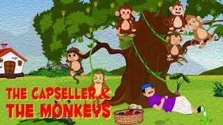 Moral Stories In English | The Cap Seller And The Monkeys | English Animated Short Stories