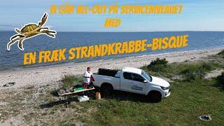 En fræk strandkrabbe-bisque