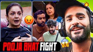 Reacting to POOJA BHAT VS ABHISHEK MALHAN FIGHTS