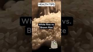  White Rice or Brown Rice?  #RiceDebate #HealthyChoices #NutritionTalks #short #shorts 