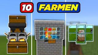 10 Einfache Farmen für deine Minecraft Welt. Minecraft Bedrock 1.21 Farmen