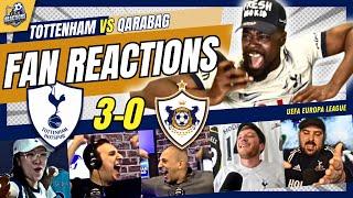 SPURS FANS BUZZINGREACTION TO TOTTENHAM 3-0 QARABAG | EUROPA LEAGUE