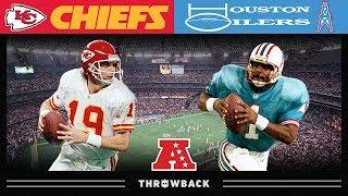 Iconic Era Ends! (Chiefs vs. Oilers 1993 AFC Divisional)