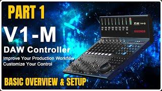 ICON V1-M DAW CONTROLLER | Set Up & Overview PT 1