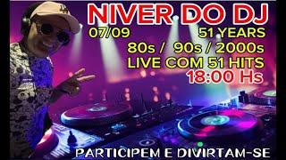 80s 90s 2000s 51 HITS É NIVER DO DJ EDINHO SP (51 YEARS) - DANCE - EURODANCE - ELECTROHOUSE