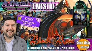 Black Rose AtGames Legends Pinball 4K Live Gameplay & First Impressions