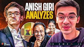 Anish Giri Analyses his Crucial win over Fabiano Caruana! | Superbet Chess Classic 2024