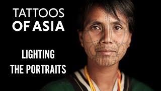 Travel Portrait Lighting: Tattoos of Asia