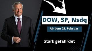 DOW, SP, NSDQ per 25. Februar - Mit Vorsicht zu genießen -