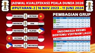 Jadwal Kualifikasi Piala Dunia 2026 Zona Asia - Timnas Indonesia vs Vietnam - Live RCTI