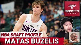 Matas Buzelis Houston Rockets 2024 NBA Draft Prospect Profile: Strengths, Weaknesses, Fit & More