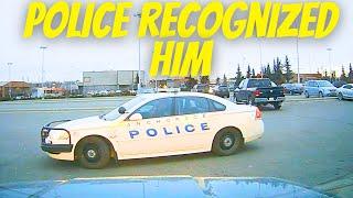 COP DIDN'T CHASE HIM SINCE HE RECOGNIZED HIM Road Rage Bad Drivers Hit and Run Instant Karma Dashcam