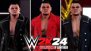 WWE 2K24: Gunther Entrance Evolution! (WWE 2K22 to WWE 2K24)