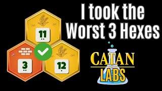 I Intentionally Took the Worst 3 Hexes in Catan | CATAN LABS