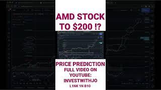 #AMD Stock Price Prediction!! Full video on Youtube: investwithjo #amdstock #stockmarket #daytrading