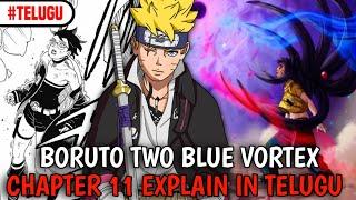 Boruto Save Hima &  Sarada  BORUTO TWO BLUE VORTEX CHAPTER 11 IN TELUGU