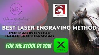 Best Laser Engraving Method - Preparing Your Image and Canvas
