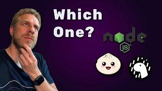 Should you use Bun, Deno etc. instead of Node.js?