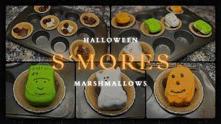 S’mores Recipe with Halloween Marshmallows