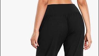 Womens Yoga Pants Capri Loose Workout Sweatpants Comfy Lounge Joggers with Pockets #shorts