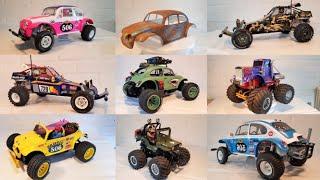 Tamiya RC Cars Custom Collection Sand Scorcher Blitzer Beetle Bullhead Fighting Buggy Wild Willy