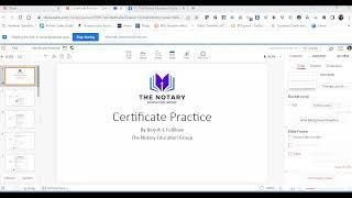 Practice identifying the required elements for a notary certificate to be compliant