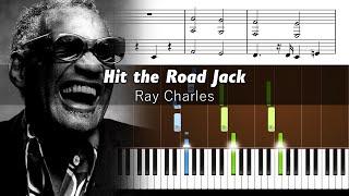 Ray Charles - Hit The Road Jack - Accurate Piano Tutorial with Sheet Music