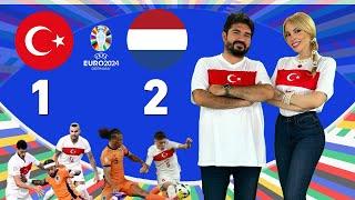TÜRKİYE 1-2 HOLLANDA EURO 2024 / Kırmızı-Beyaz Futbol 6 Temmuz 2024
