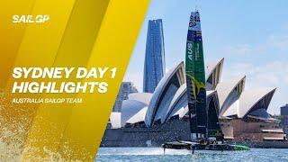 Australia Sail Grand Prix Day 1 Highlights | Australia SailGP Team