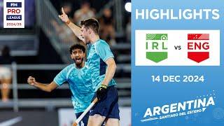 FIH Hockey Pro League 2024-25 Highlights: Ireland vs England (M) | Match 2