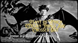 Litany in Which Certain Things Are Crossed Out, poem by Richard Siken