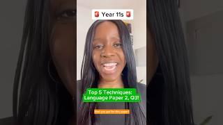 Top 5 “Language” Techniques You Will Find In Any Language Paper 2 Exam! (GCSE Paper 2, Question 3)