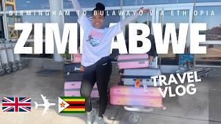 ZimbabweTravel Vlog | Birmingham to Bulawayo via Addis Ababa | Ethiopian Airlines