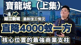 中山丨中山樓丨寶龍城（上集）丨2023年最新復工情況丨直降4000蚊一方丨東區地鐵上蓋最抵玩樓盤丨單價14500起丨岐江新城最強商業覆蓋地段丨96方3房-119方4房戶型推薦丨精裝修交付