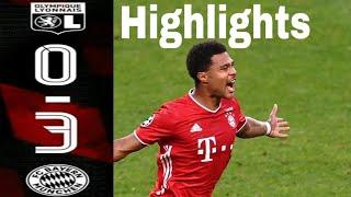 Bayern munich vs Lyon 3-0 |UCL Semi Final |All Goals & Highlights 2020